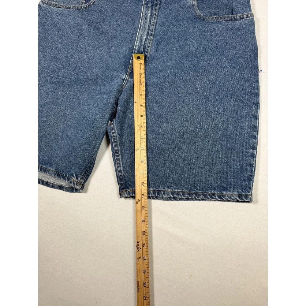 Vintage Arizona Jean Co Shorts Mens 38 Blue Denim Relaxed Fit Bermuda Casual